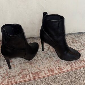 Nine West Black Heeled Boots